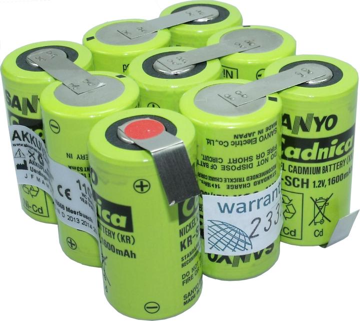 Image du produit XCell Insert de batterie NC adapté à la pompe à perfusion BL3000 Eckli (1 pcs, 1600 mAh)