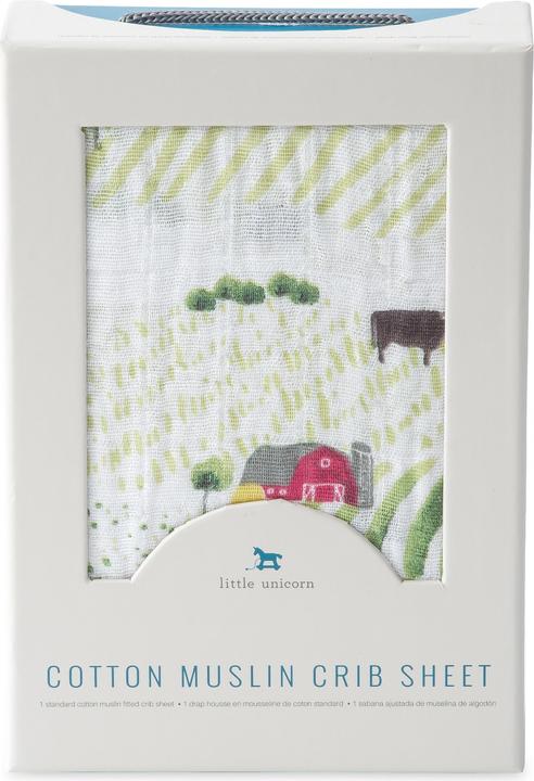 Produktbild little unicorn Crib Sheet (70 x 140 cm)