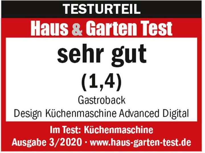 Image du produit Gastroback Processeur alimentaire Advanced Digital 40977 Silver (600 W)