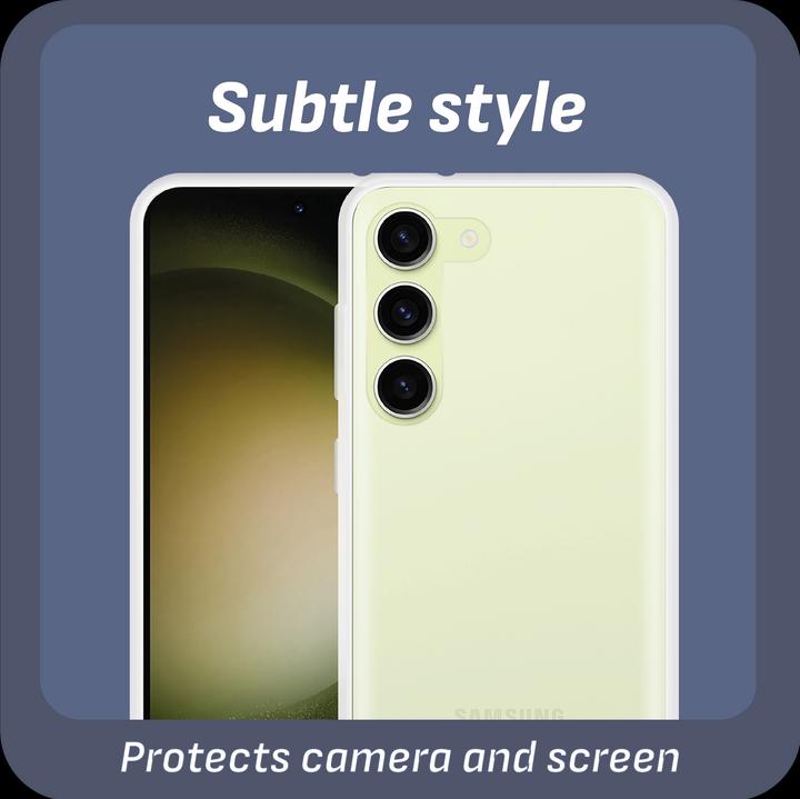 Produktbild Cazy Silikon Hülle Kompatibel mit Samsung Galaxy S23 - Soft TPU Schutz - Transparant (Samsung Galaxy S23)