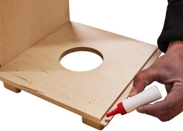 Actual product image Baff Kids Drum Stool Cajon Kit 38 with keepdrum Seat Pad (Drum)
