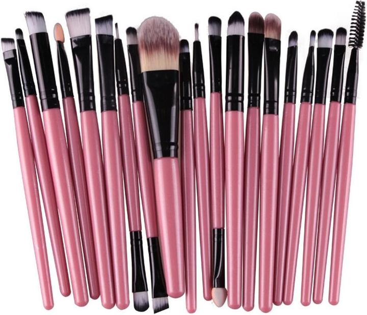 Produktbild König Design Pinselset Makeup Professionelles 20 Stk. Make Up Pinsel Set Kosmetikpinsel Neu (Set)