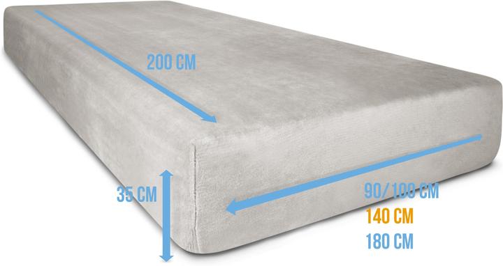 Image du produit Aspero 2 draps-housses en flanelle PERPIGNAN (140 x 200 cm)