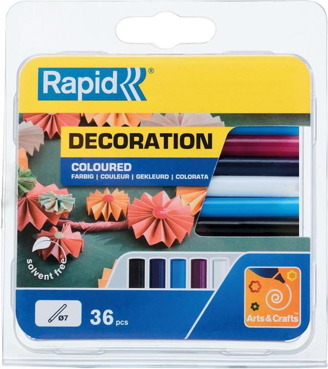 Immagine prodotto Rapid Colla stick colorata classica Ø7x90mm 36 pezzi