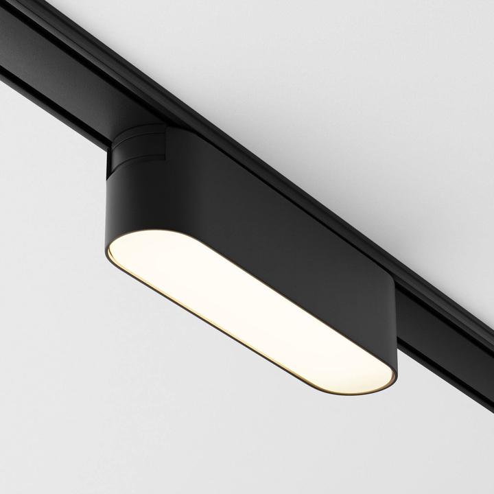 Actual product image Maytoni Basic magnetic track system RADITY 48V LED track light 6W 3000K Black 90Ra Warm white