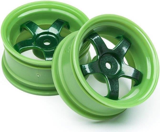 Actual product image HPI Work Meister S1 Wheel Green (9mm Offset/2pcs)