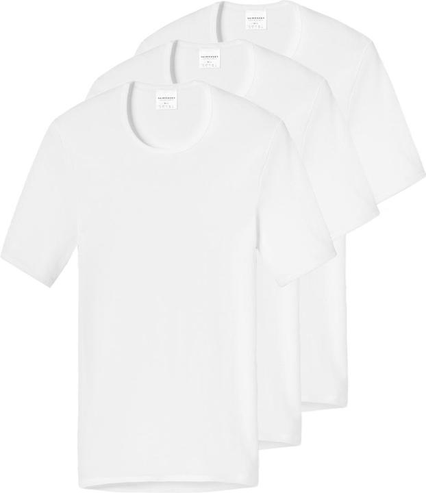 Produktbild Schiesser 3er Pack Original Classics Feinripp Unterhemd / Shirt Kurzarm (XL)