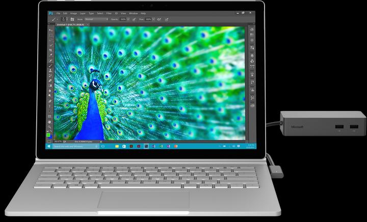 Microsoft Surface Book, 128GB SSD (13.50", Intel Core i5-6300U, 8 GB, 128 GB)