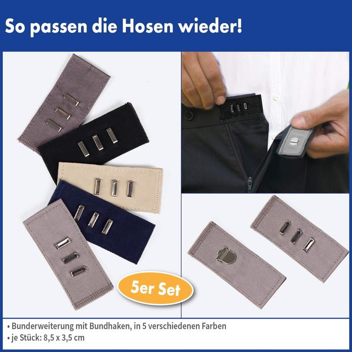 Produktbild Bunderweiterung mit Bundhaken, 5er