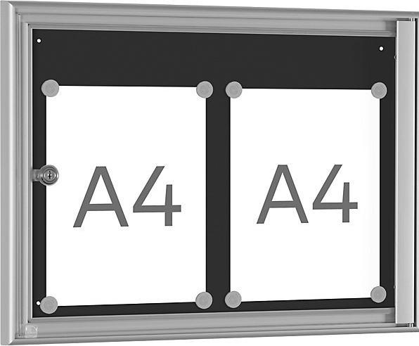 Produktbild kaiserkraft Schaukasten für den Innenbereich (Magnettafel, 50 x 38 cm)