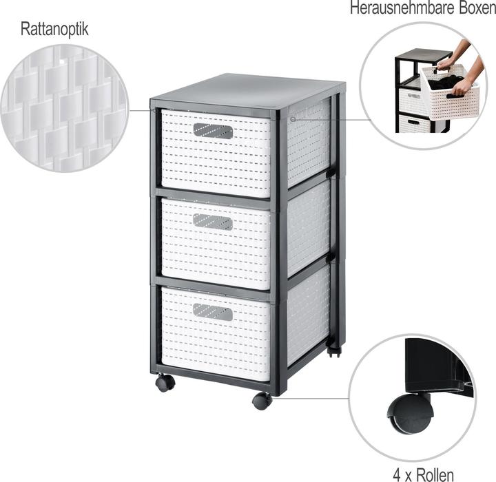 Actual product image Rotho Country (32.5 x 37.5 x 71 cm)