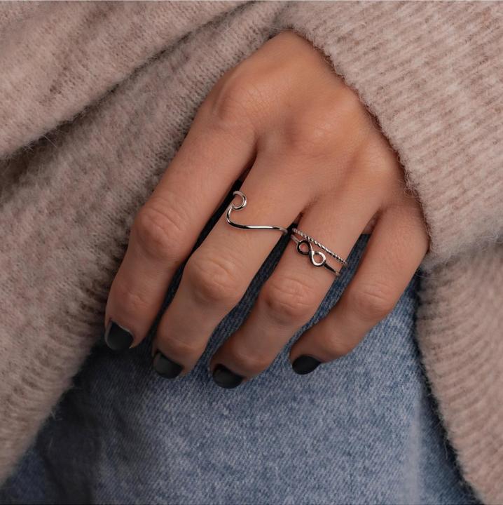 Immagine prodotto Glanzstücke München Donna Infinity Argento Argento - 6074 (56, 925 Argento)
