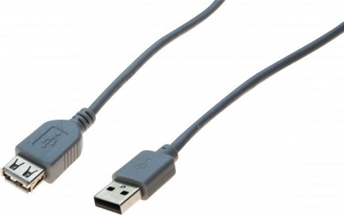 Produktbild Exertis Connect USB 2.0 Verlängerungskabel, USB St. A / USB Bu. A, 2,0 m USB-Kabel für Standardanwendungen (2 m, USB 2.0)