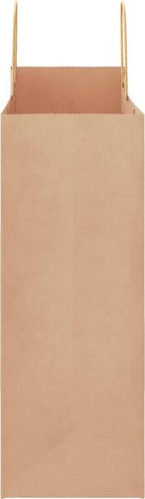 Actual product image VidaXL Kraft paper bags 250 pcs. with handle brown 32x17x44 cm paper bag (Gift bag, 250 x)