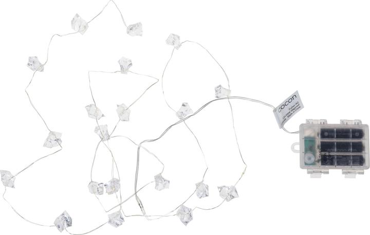 Actual product image Cocon Fairy lights LED glitter stones, transparent, 1.9 m (1.90 m)
