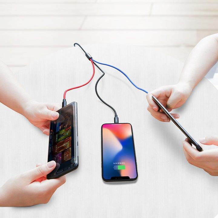 Image du produit Baseus Trois couleurs primaires 3 en 1 (1.20 m, USB 2.0)