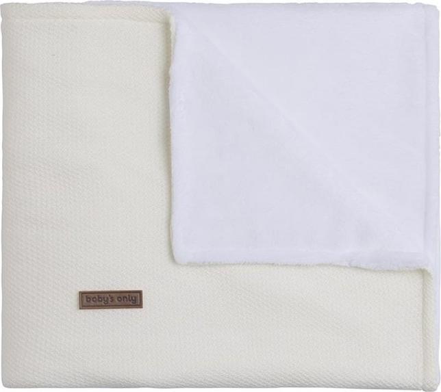 Actual product image Baby's only Babys only baby blanket teddy lining Classic, wool white (70 x 95 cm)