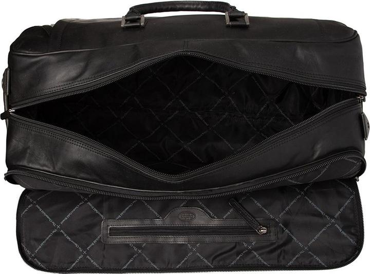 Produktbild The Vegan Cow Chesterfield Brand Leren Trolley Reistas Zwart Jayven (42 l)