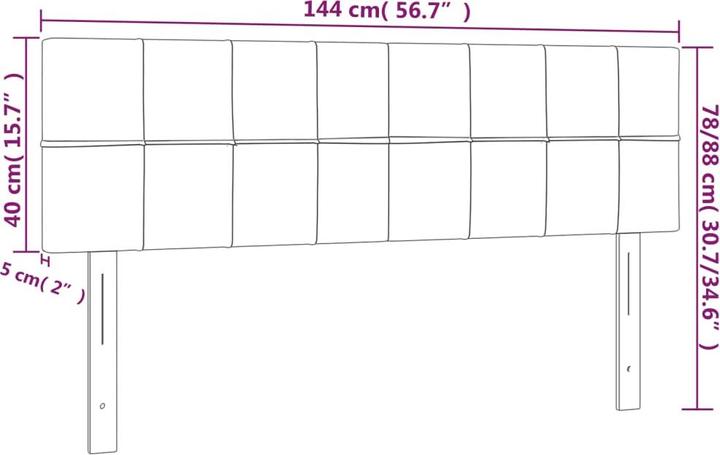 Produktbild VidaXL Alyssa (160 x 5 x 88 cm)