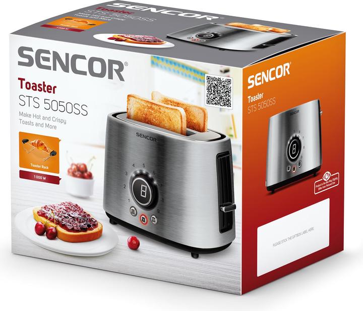 Actual product image Sencor with bun heating function STS 5050SS