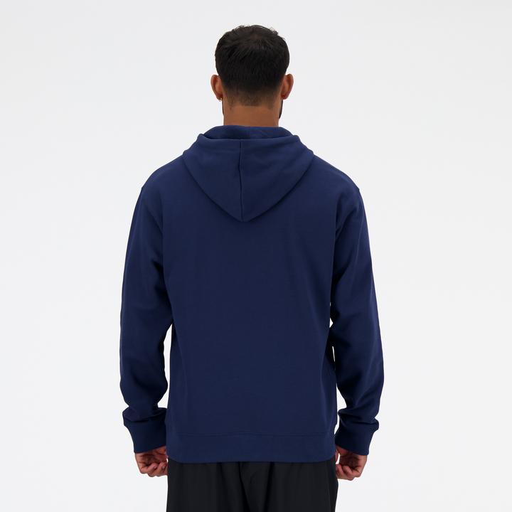 New Balance Stacked Logo French Terry Hoodie (XL)