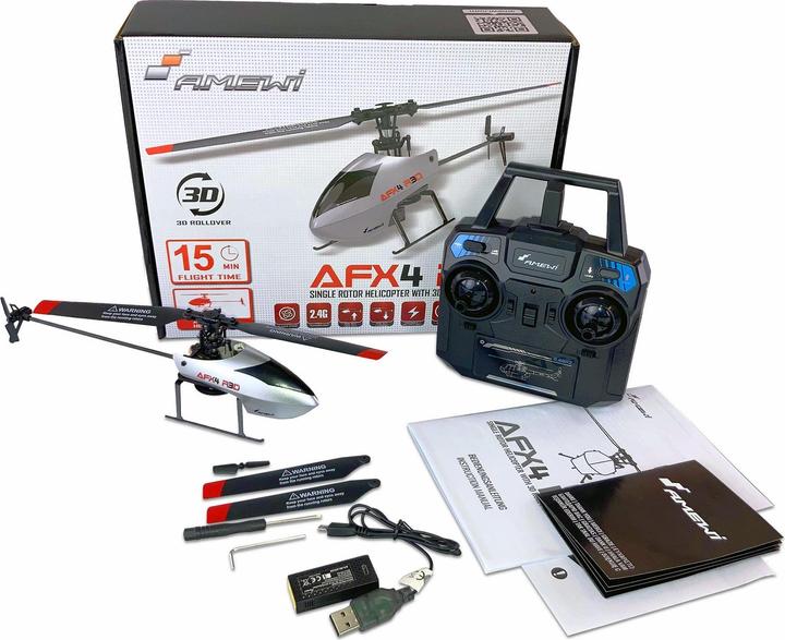 Actual product image Amewi Helicopter AFX4 R3D, 4-channel RTF