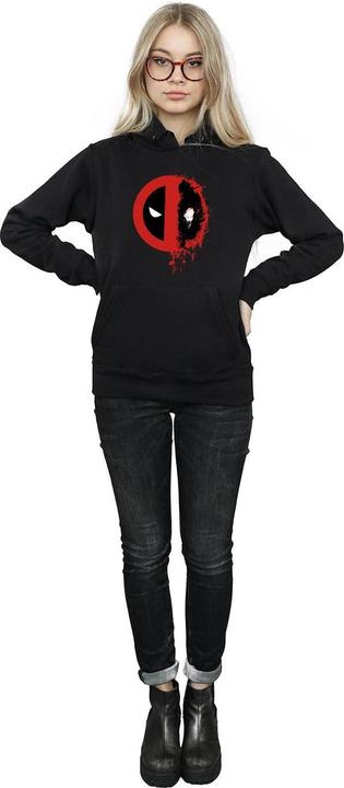 Produktbild Deadpool Split Splat Logo Kapuzenpullover (S)