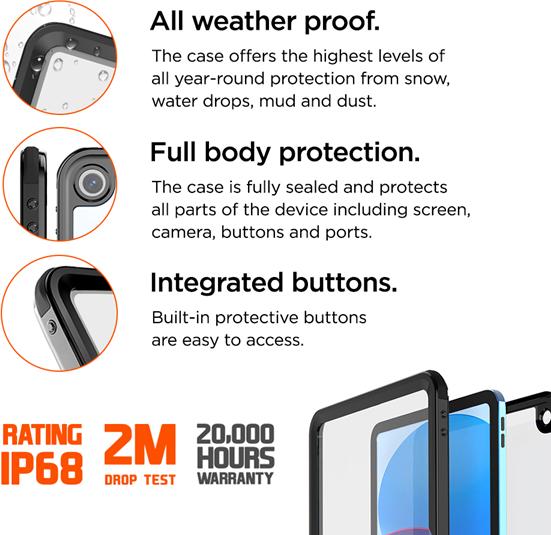 Image du produit Eiger Peak 3000 Case (iPad 2025 (11e génération), iPad 10.9 (2022))