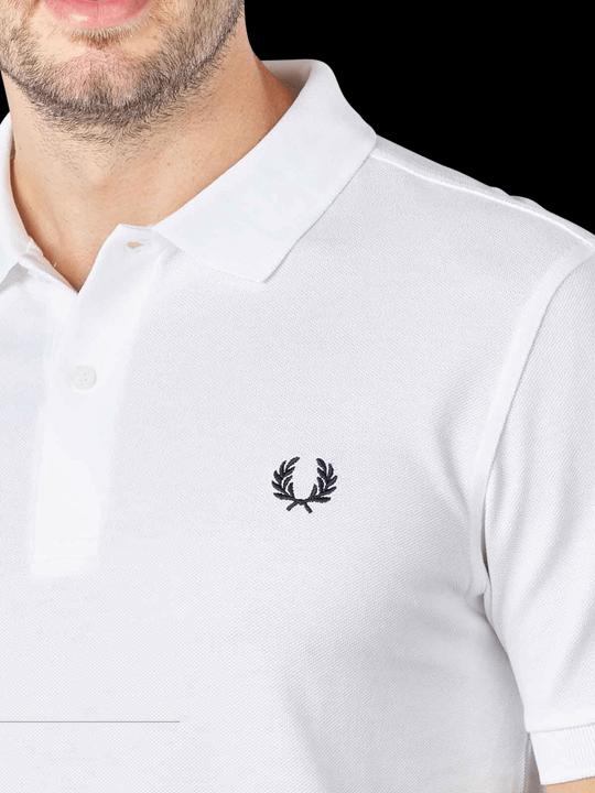 Immagine prodotto Fred Perry Polo a tinta unita bianca (XL)