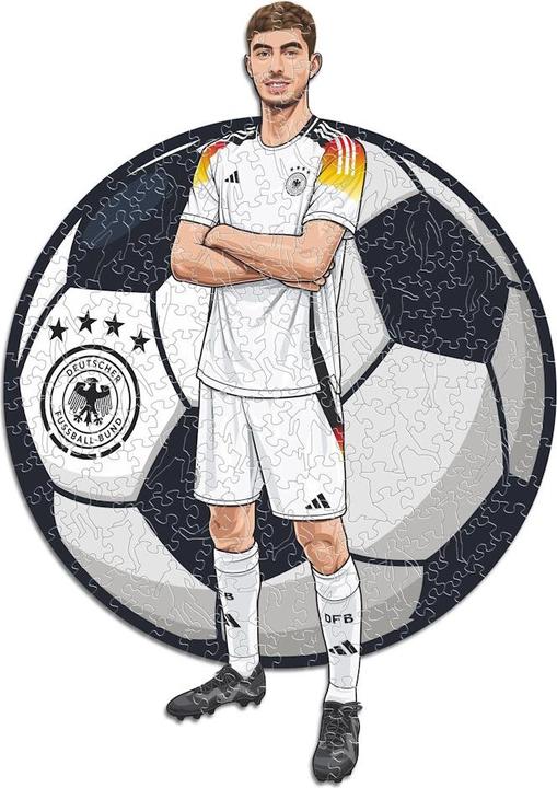Produktbild Iconic Kai Havertz (Deutsche Nationalmanschaft) - Holz Puzzle Grösse S (150 Teile) (150 Teile)