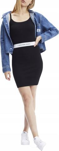 Calvin Klein Damenkleid mit Kontrastbund (S)