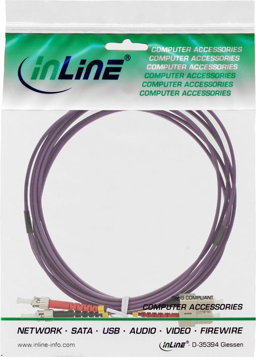 Actual product image InLine LWL Duplex cable (CAT8.1, 2 m)