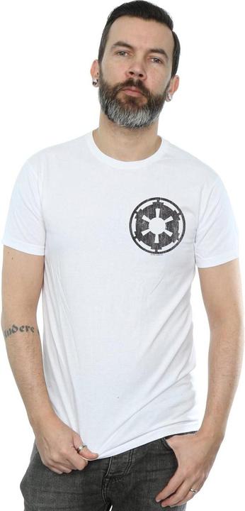 Produktbild Star Wars The Mandalorian Galactic Empire Insignia Breast Print TShirt (XXL)