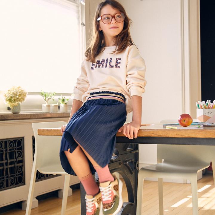 Produktbild La Redoute Collections Sneakers mit Schnürung und Leo-Print (38)