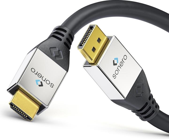 Immagine prodotto Sonero DisplayPort — HDMI (Typ A) (1.50 m, DisplayPort, HDMI)