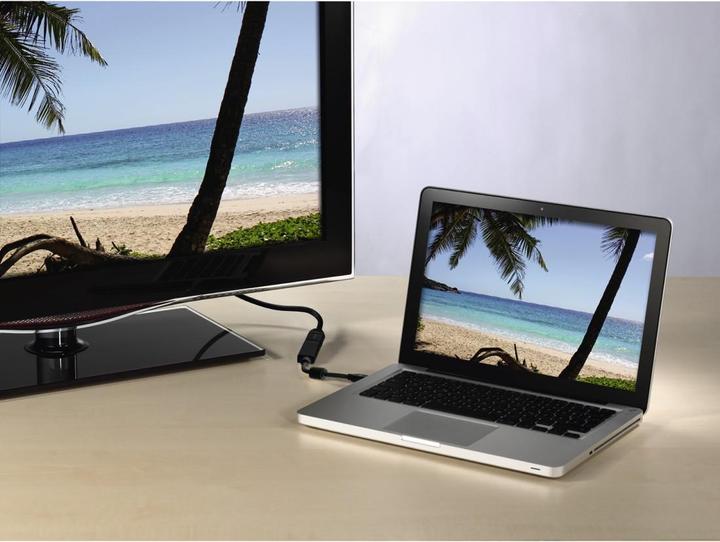 Produktbild Hama Mini DP zu (HDMI, 23 cm)