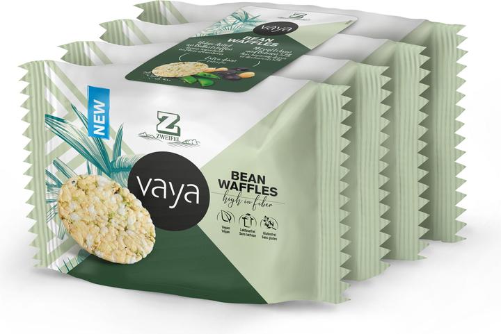 Actual product image Zweifel Vaya Bean Waffles 4 x 17 g (77 g)