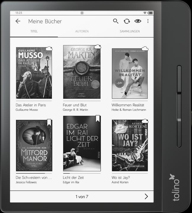 Produktbild tolino epos 2 (8", 8 GB, Black)