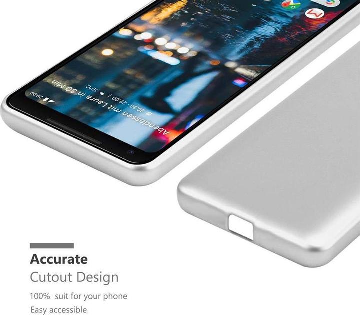 Actual product image Cadorabo TPU Matt Metallic Cover (Google Pixel 2 XL)