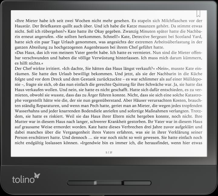 Produktbild tolino epos 2 (8", 8 GB, Black)