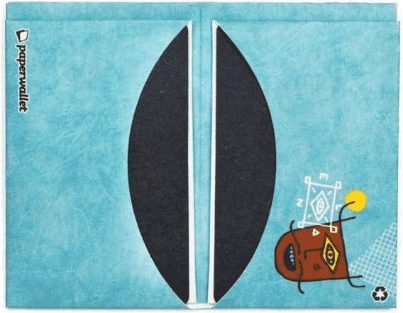 Produktbild Paperwallet Card Wallet Deep Blue