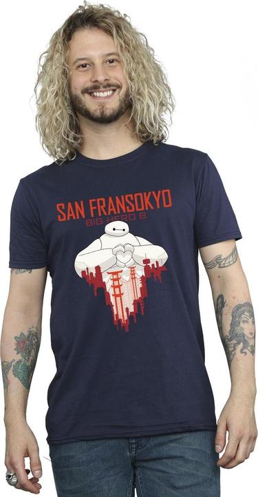 Produktbild Disney Big Hero 6 Baymax San Fransokyo Heart TShirt (5XL)