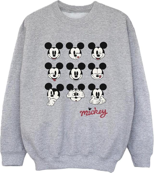 Disney Mickey Mouse Many Faces Sweatshirt Jungen