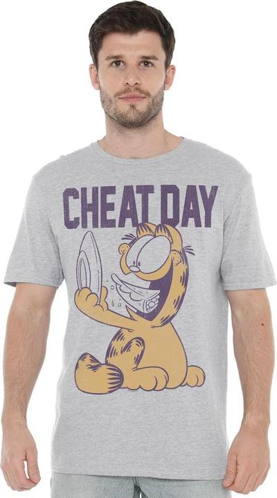 Actual product image Garfield Mens Cheat Day T-Shirt (M)