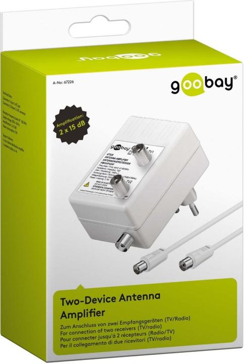 Produktbild Goobay Zweigeräte-Antennenverstärker (Verstärker)