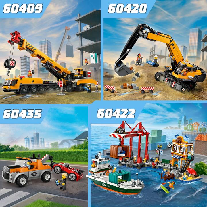 Immagine prodotto LEGO Gru mobile per l'edilizia (60409, LEGO City)