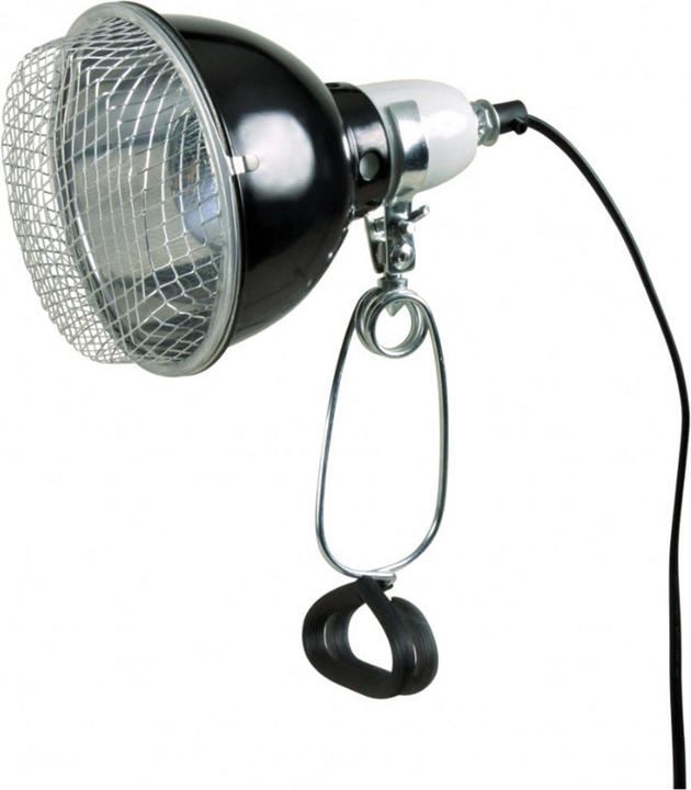Actual product image Trixie Reptiland reflector clamp light with protective grid