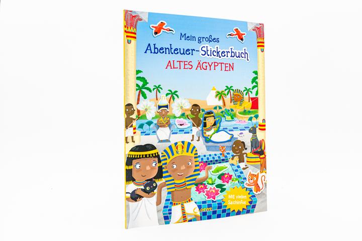 Produktbild Mein grosses Abenteuer-Stickerbuch - Altes Ägypten (Deutsch, Anna Taube, Ed Myer, Joshua George, 2022)