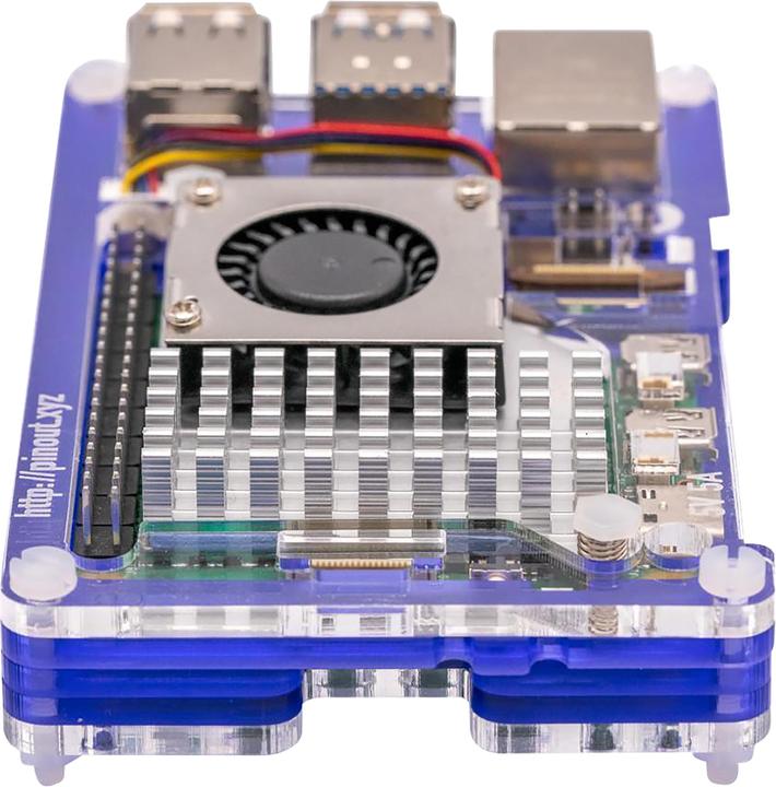 Actual product image Raspberry Pi Pibow case for 5 (fan not included) - Purple