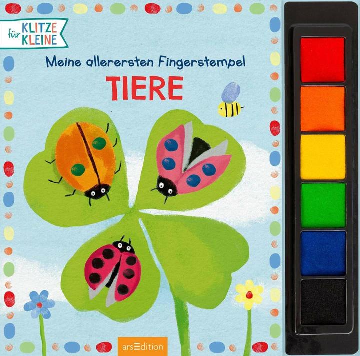 Immagine prodotto Für Klitzekleine: Meine allerersten Fingerstempel Tiere (Tedesco, Katya Mensing, 2024)